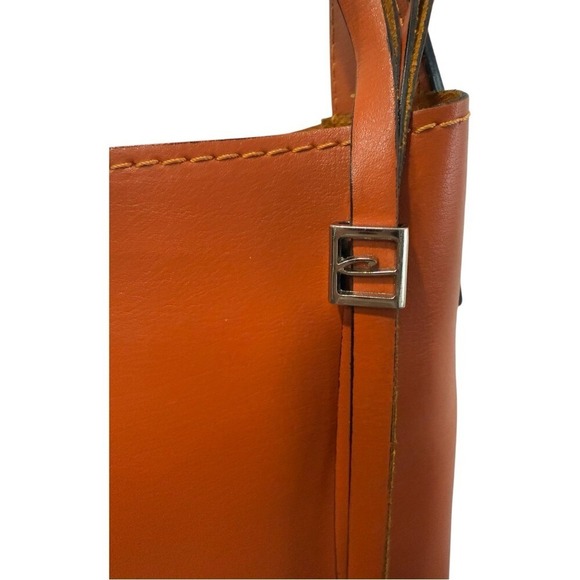 Gianni Chiarini Italian Leather Cognac Crossbody Bag Artisan Crafted Luxury - Picture 4 of 9